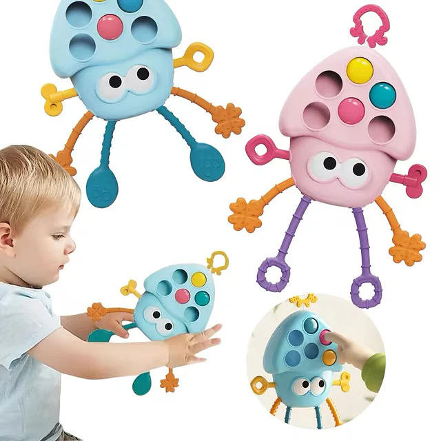 Juguete mordedor estimulador para bebes
