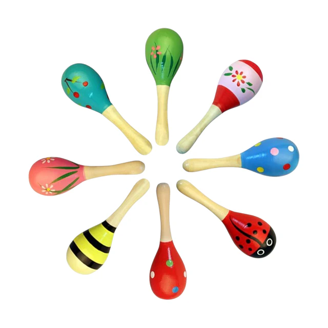 Sonajero de madera maraca