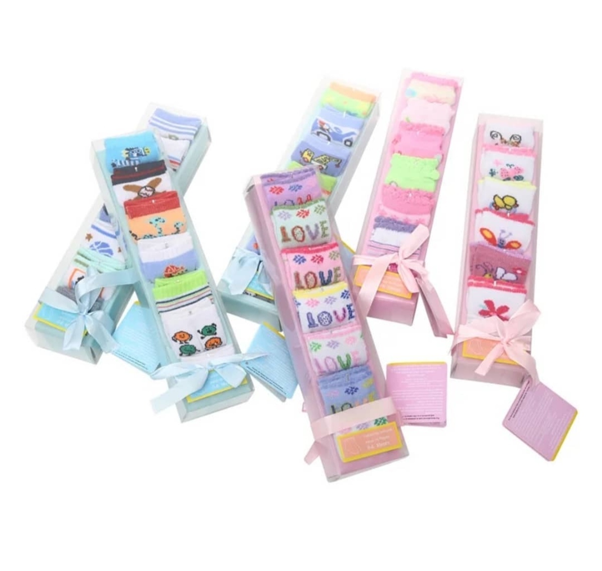 Set de 6 pares calcetines 0-6 meses