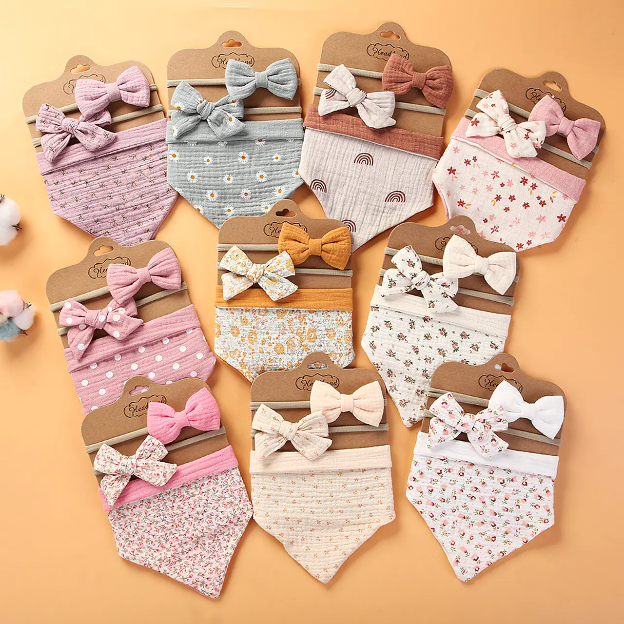 Set de bandana y cintillos