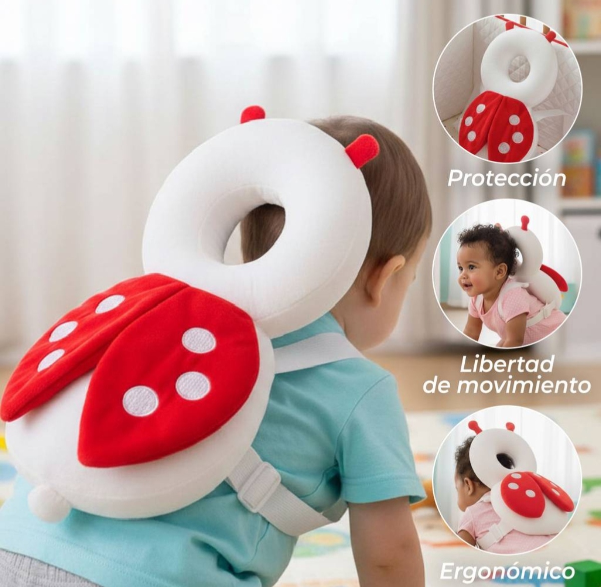 Mochila antigolpes chinita